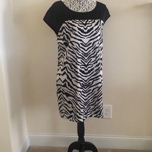 Express black and white Dress